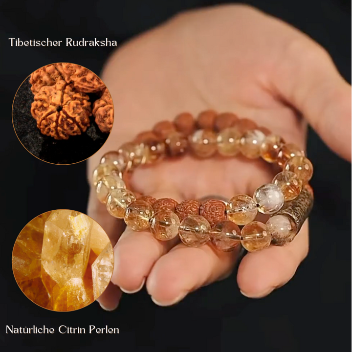 Braccialetto Himalayan Rudraksha Shine
