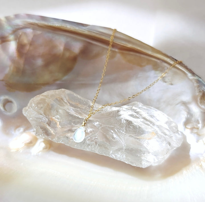 Collana con pietra di luna Aurora