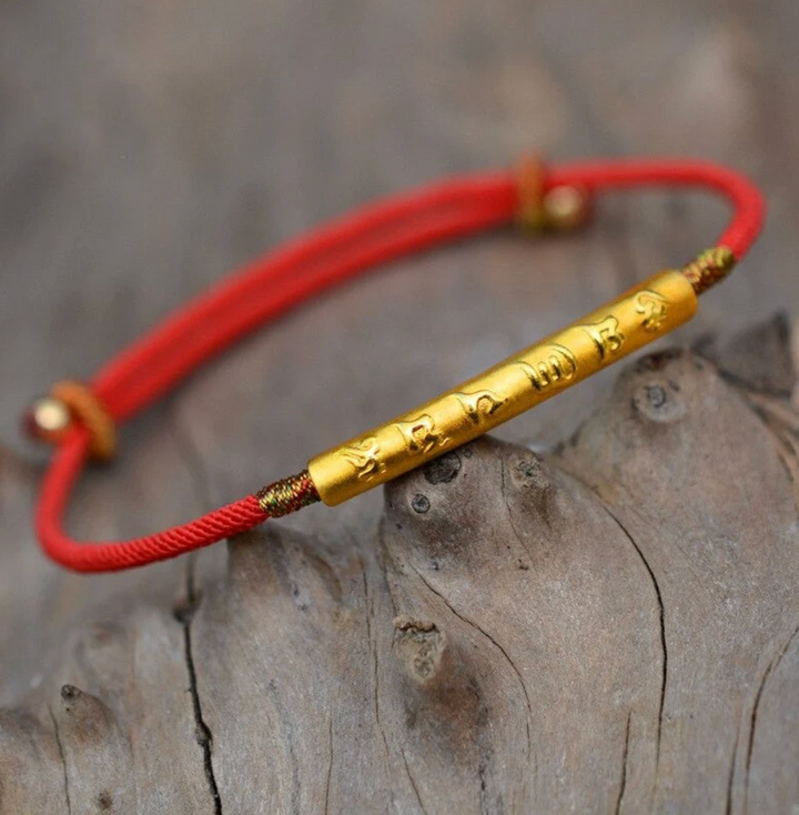 Braccialetto con mantra tibetano