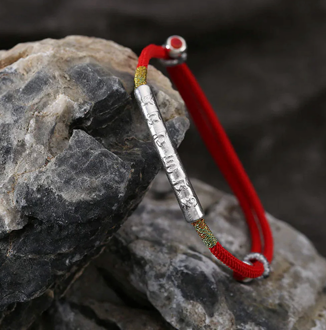 Braccialetto con mantra tibetano