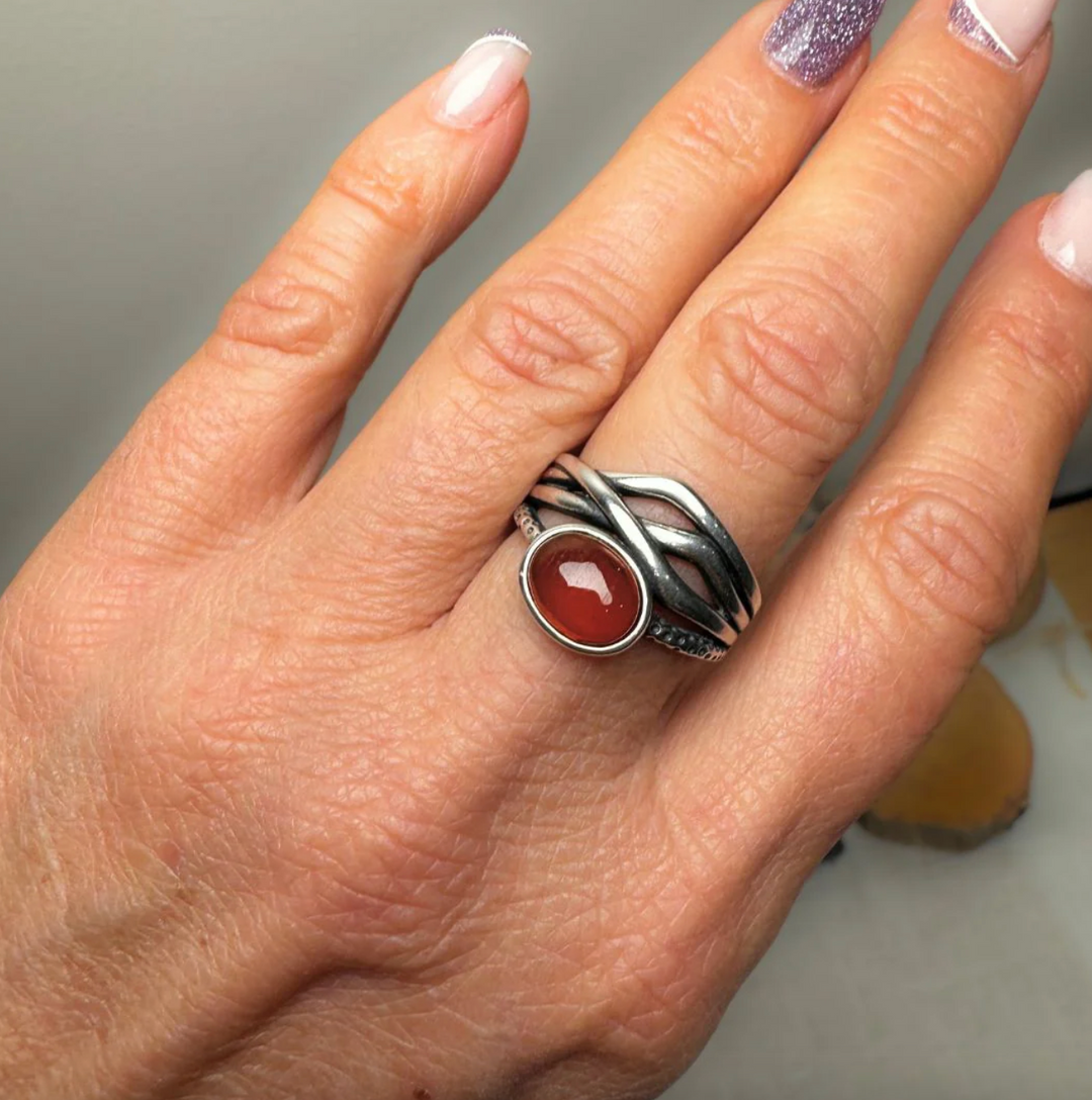 Elysia Granat - Anello