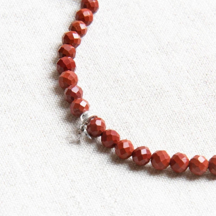 Cavigliera in corniola rossa