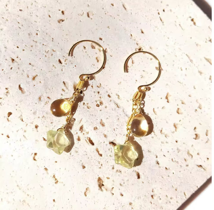 Orecchini Citrin Radiance