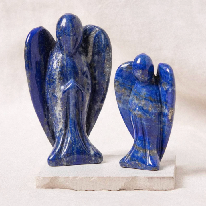 Schutzengel-Figur aus Lapislazuli