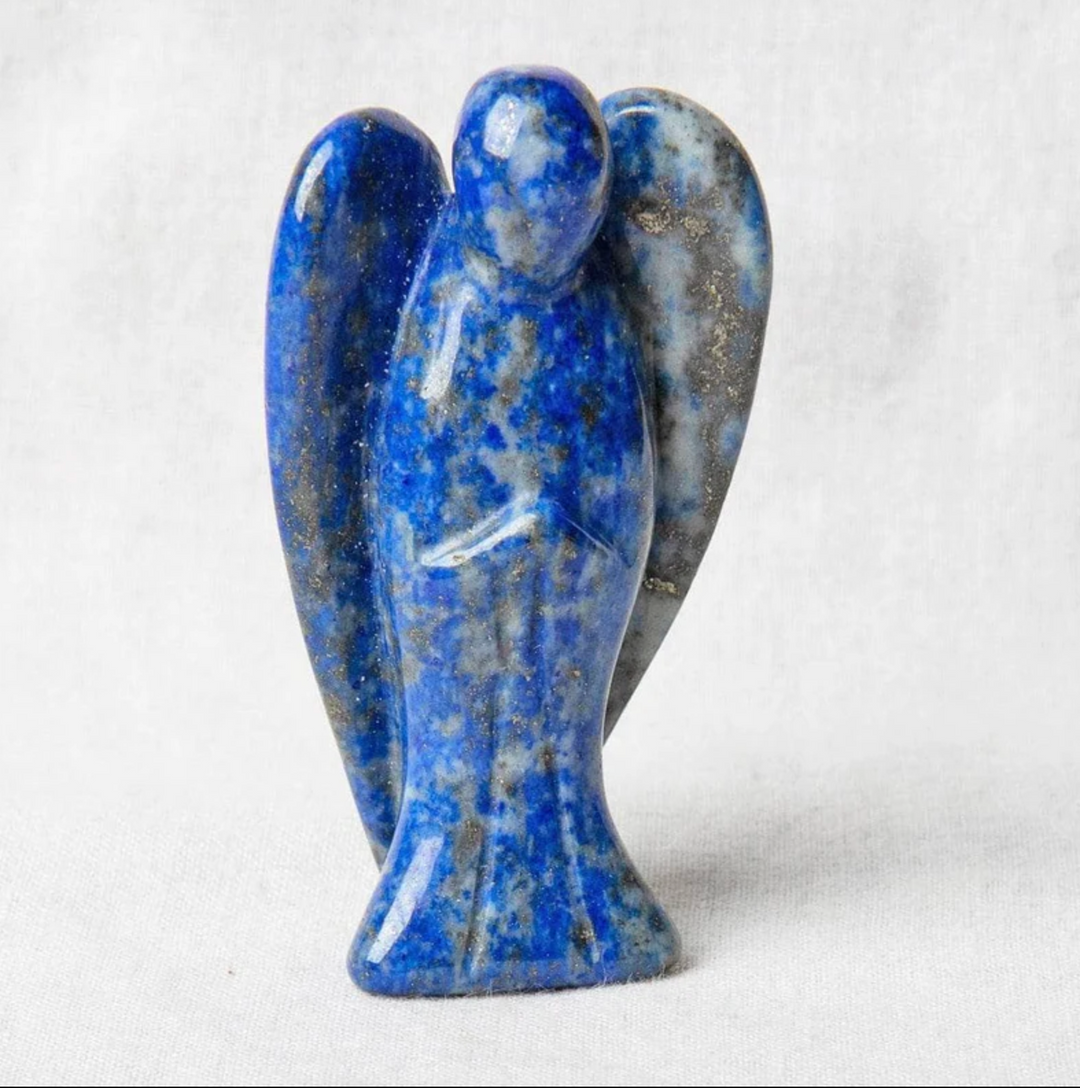 Schutzengel-Figur aus Lapislazuli