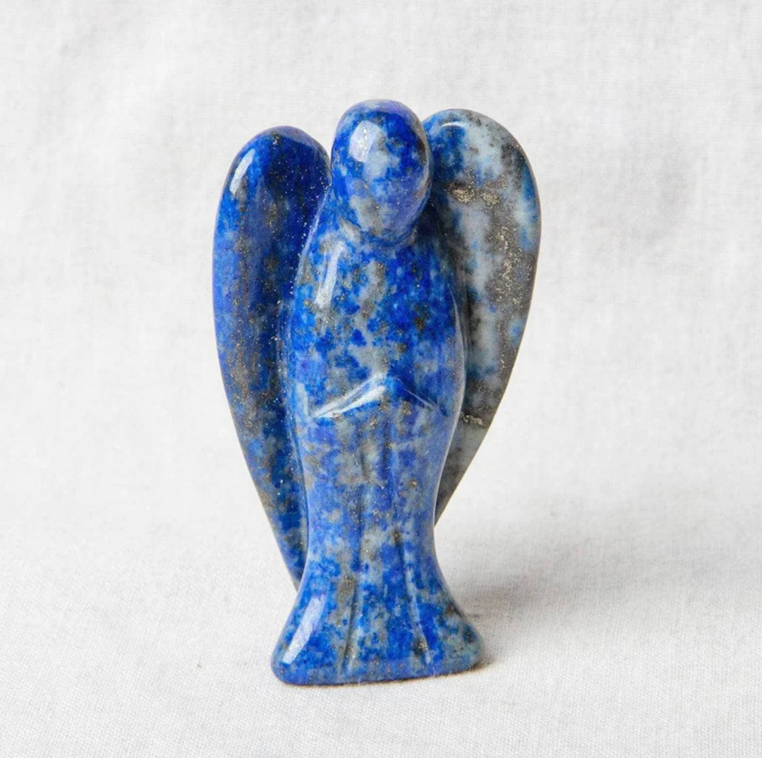Schutzengel-Figur aus Lapislazuli