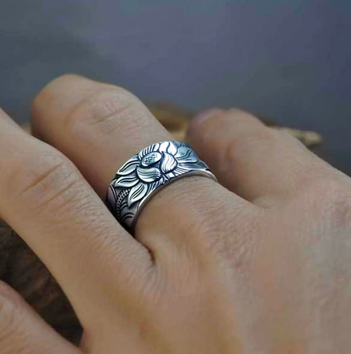 Blüte des Lebens - Ring