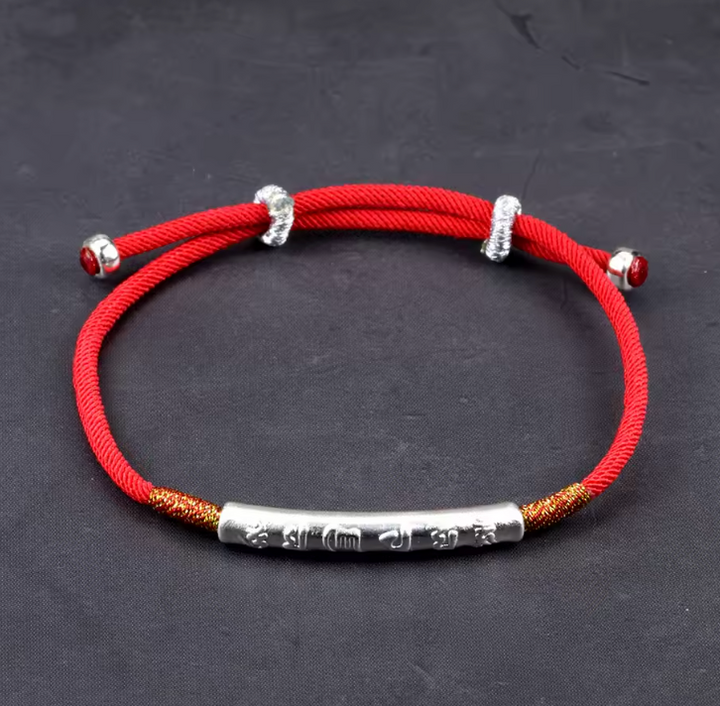 Braccialetto con mantra tibetano