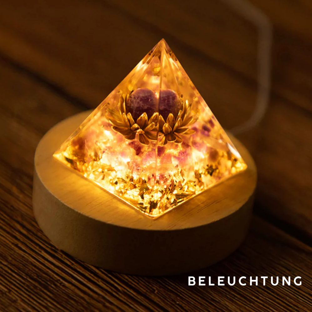 Piramide di Orgonite - Cerchio di Malachite