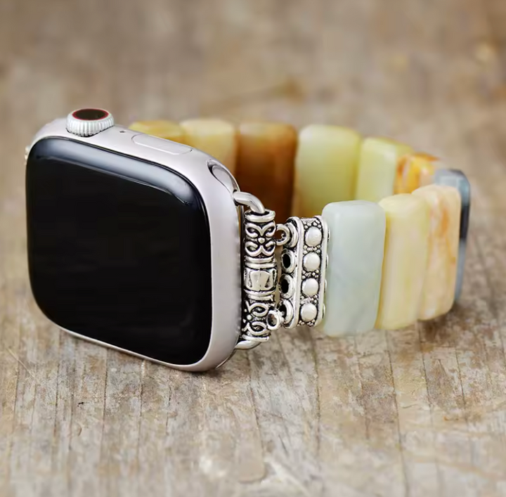 Braccialetto per Apple Watch in Amazonite naturale