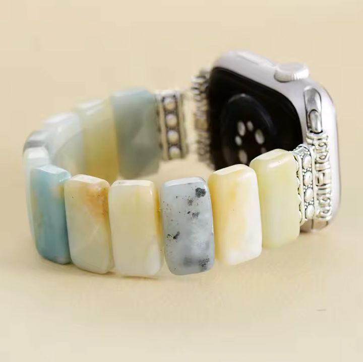 Braccialetto per Apple Watch in Amazonite naturale