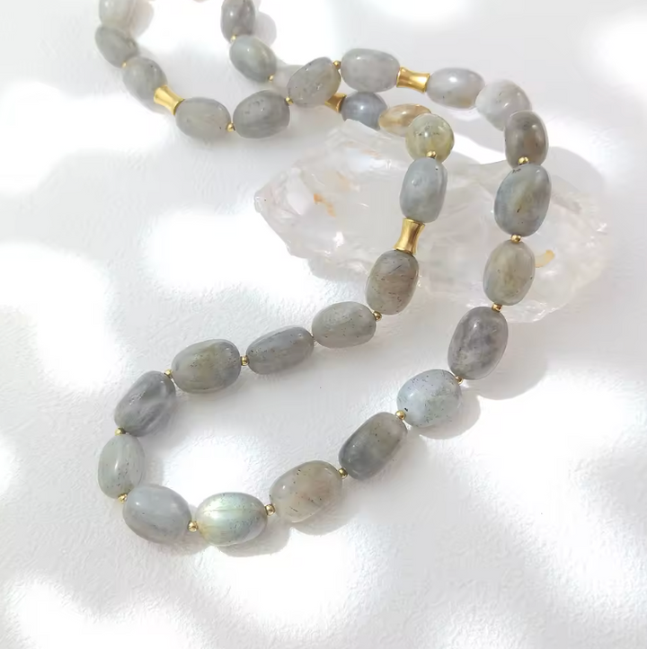 Collana con occhio di labradorite