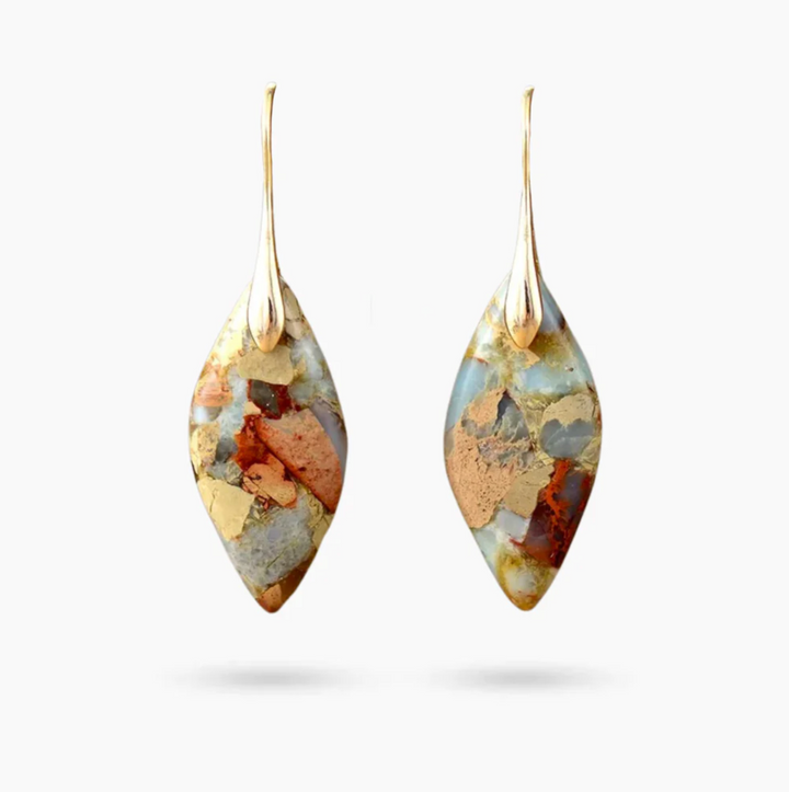 Orecchini Earth Jaspis Drop