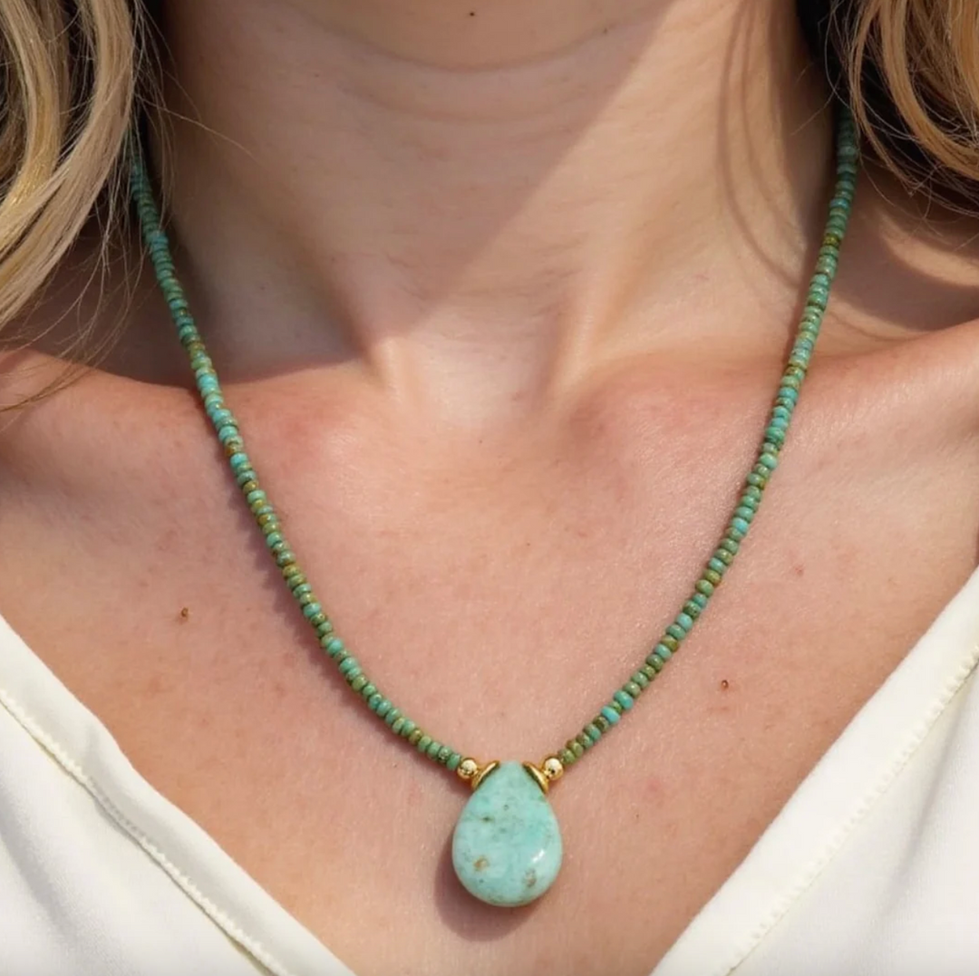 Ocean Amazonit - Kette