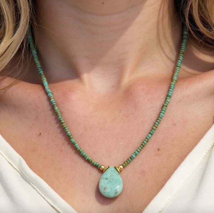 Ocean Amazonit - Kette