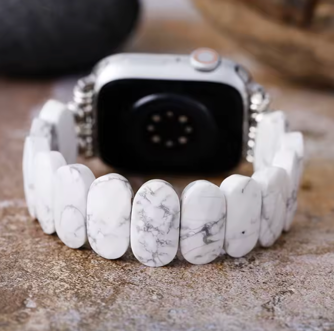 Cinturino per Apple Watch in Howlite casual
