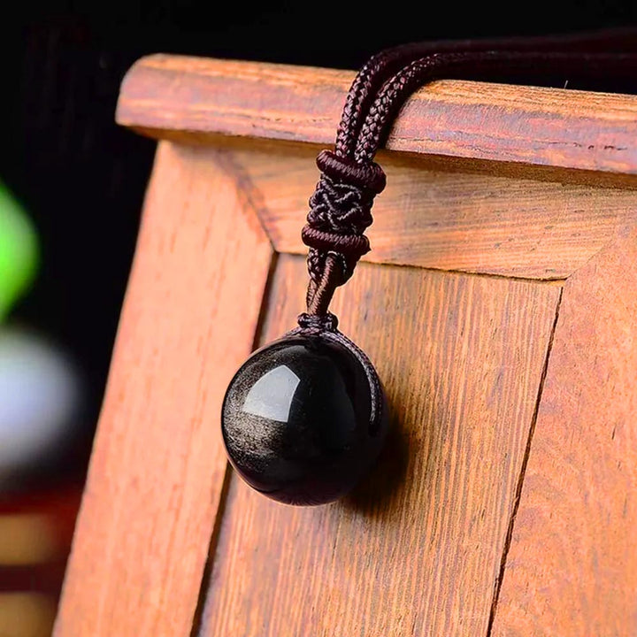 Collana di ossidiana