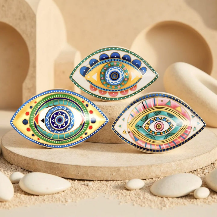 Guardiano spirituale – Decorazione a forma di occhio di Nazar in ceramica