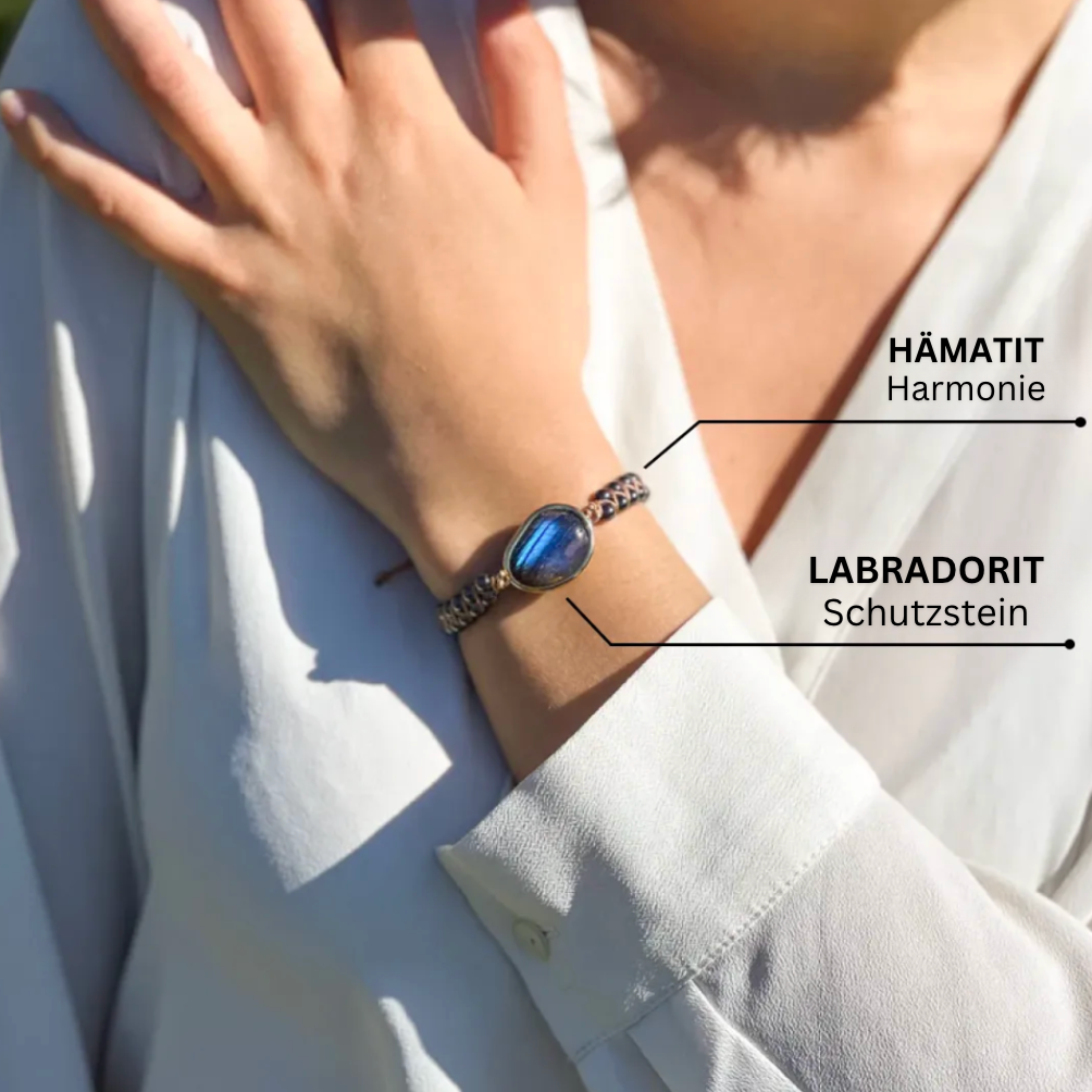 Braccialetto in Labradorite Nera