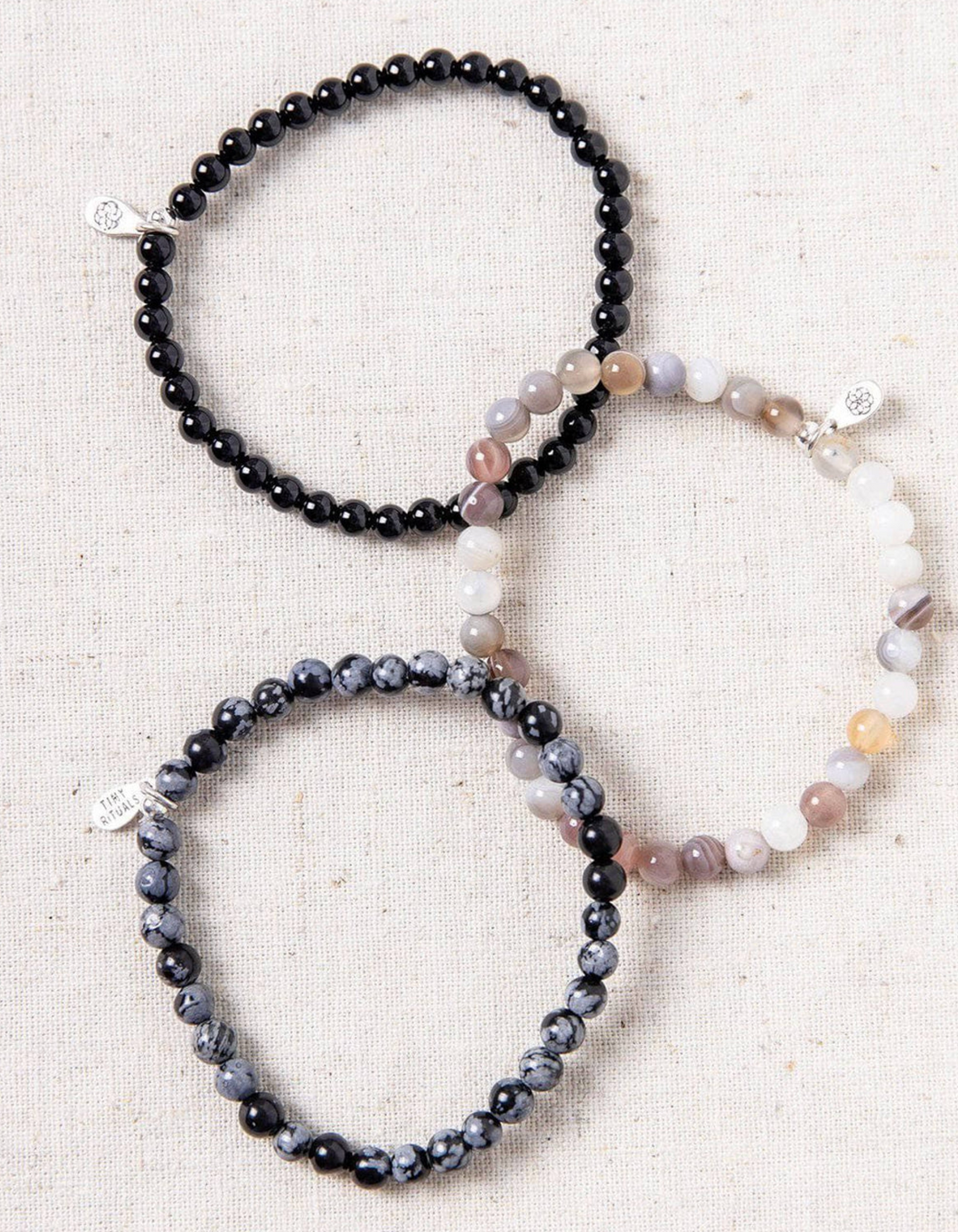 Set di braccialetti "Coraggio e Consapevolezza"
