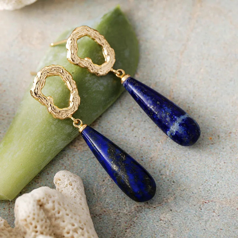 Orecchini Azure Glow Lapislazuli