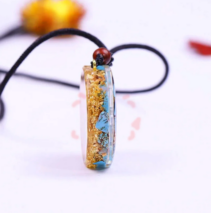 Collana con granato turchese Orgon Metatron