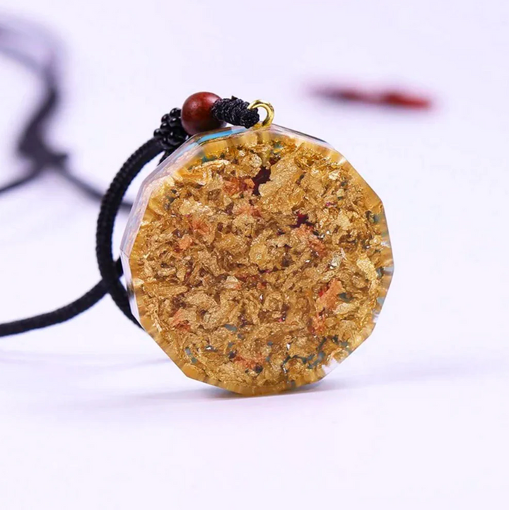 Collana con granato turchese Orgon Metatron