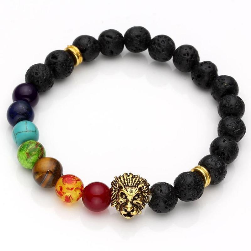 7 Chakra Hamsa - Armband - LAMIVA.de - Yoga Schmuck - Spiritualität
