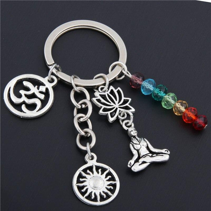 7 Chakra Trio - Schlüsselanhänger - LAMIVA.de - Yoga Schmuck - Spiritualität