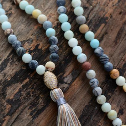 Amazonit Iconic - Halskette - LAMIVA.de - Yoga Schmuck - Spiritualität