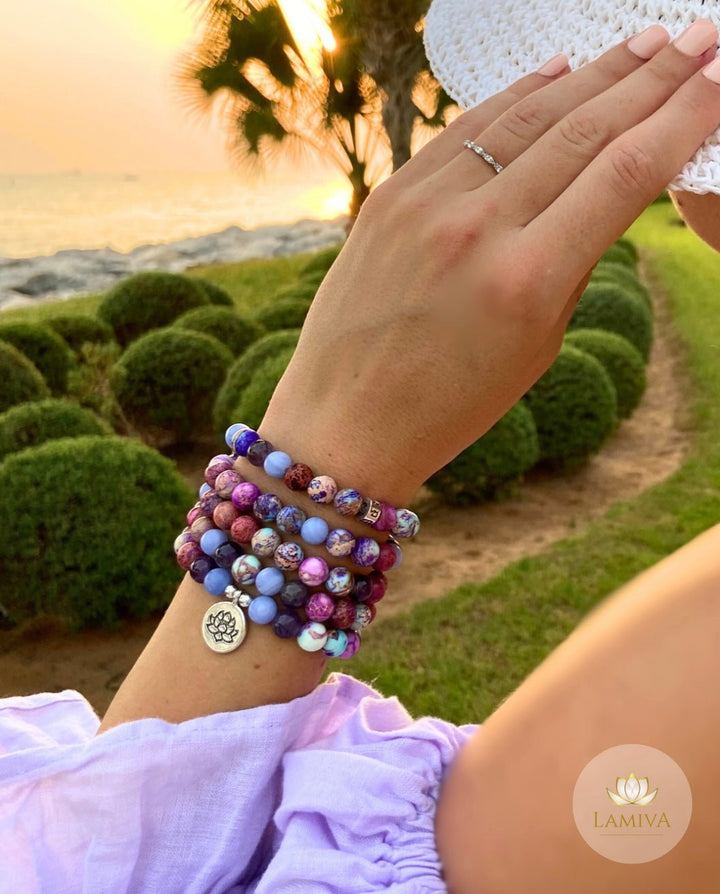 Lilia Jaspis - Mala Kette - LAMIVA.de - Yoga Schmuck - Spiritualität