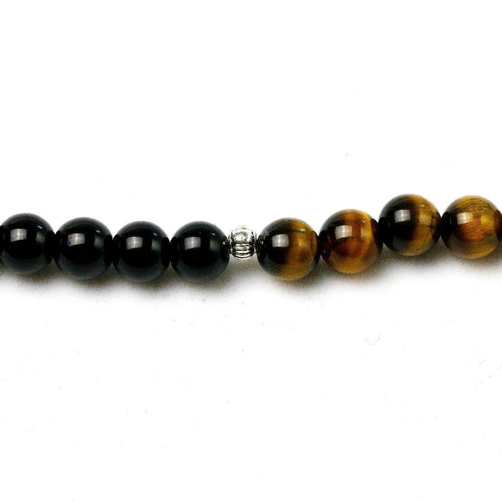 Black Tiger Eye - Mala Kette - LAMIVA.de - Yoga Schmuck - Spiritualität