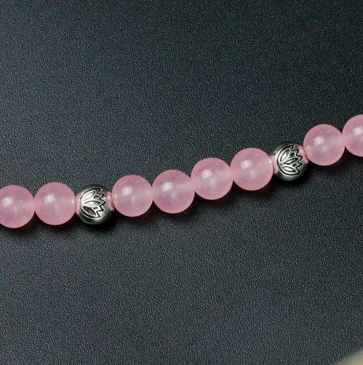 Glowing Rose Chalcedon - Kette - LAMIVA.de - Yoga Schmuck - Spiritualität
