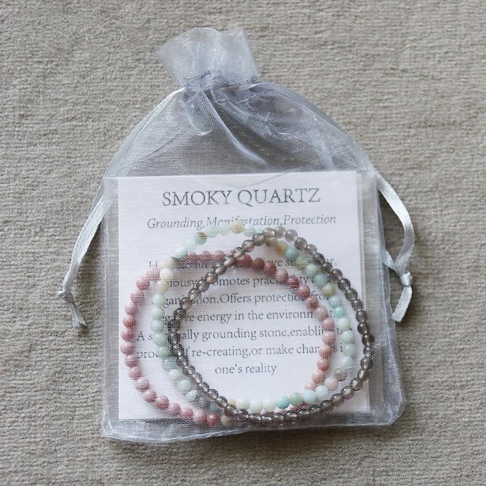 Lovely Tricolor Edelstein - Armband Set - LAMIVA.de
