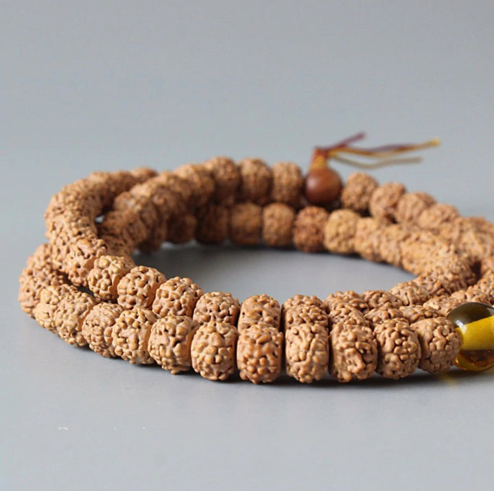Basic Rudraksha 108 Mala - Kette - LAMIVA.de - Yoga Schmuck - Spiritualität