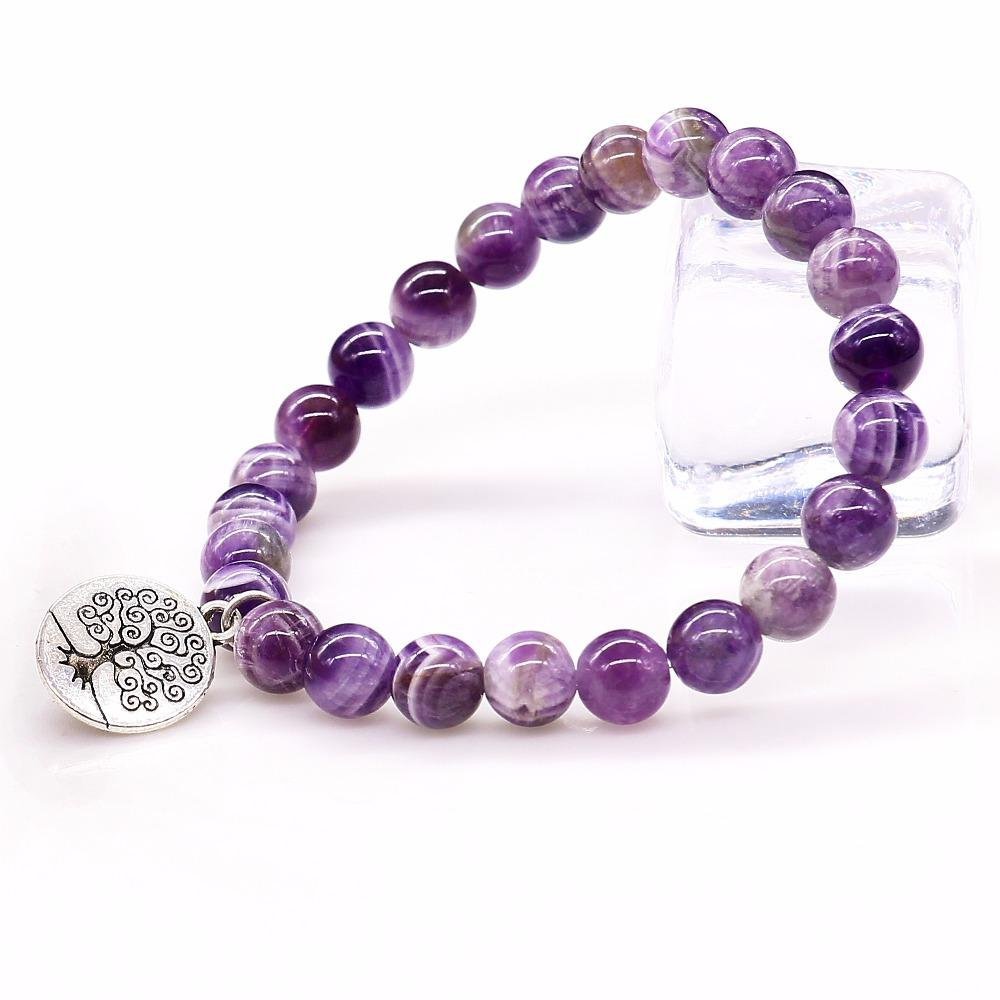 Baum des Lebens Amethyst - Armband - LAMIVA.de - Yoga Schmuck - Spiritualität