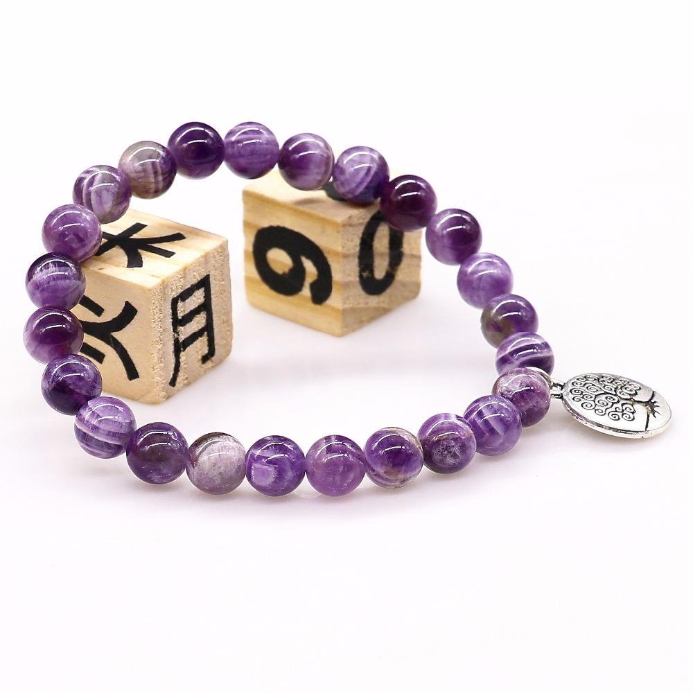 Baum des Lebens Amethyst - Armband - LAMIVA.de - Yoga Schmuck - Spiritualität