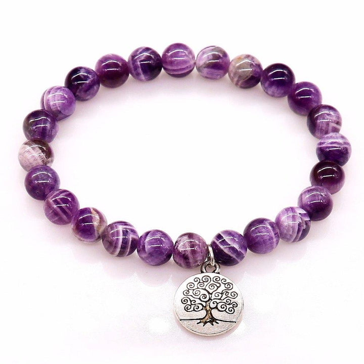 Baum des Lebens Amethyst - Armband - LAMIVA.de - Yoga Schmuck - Spiritualität