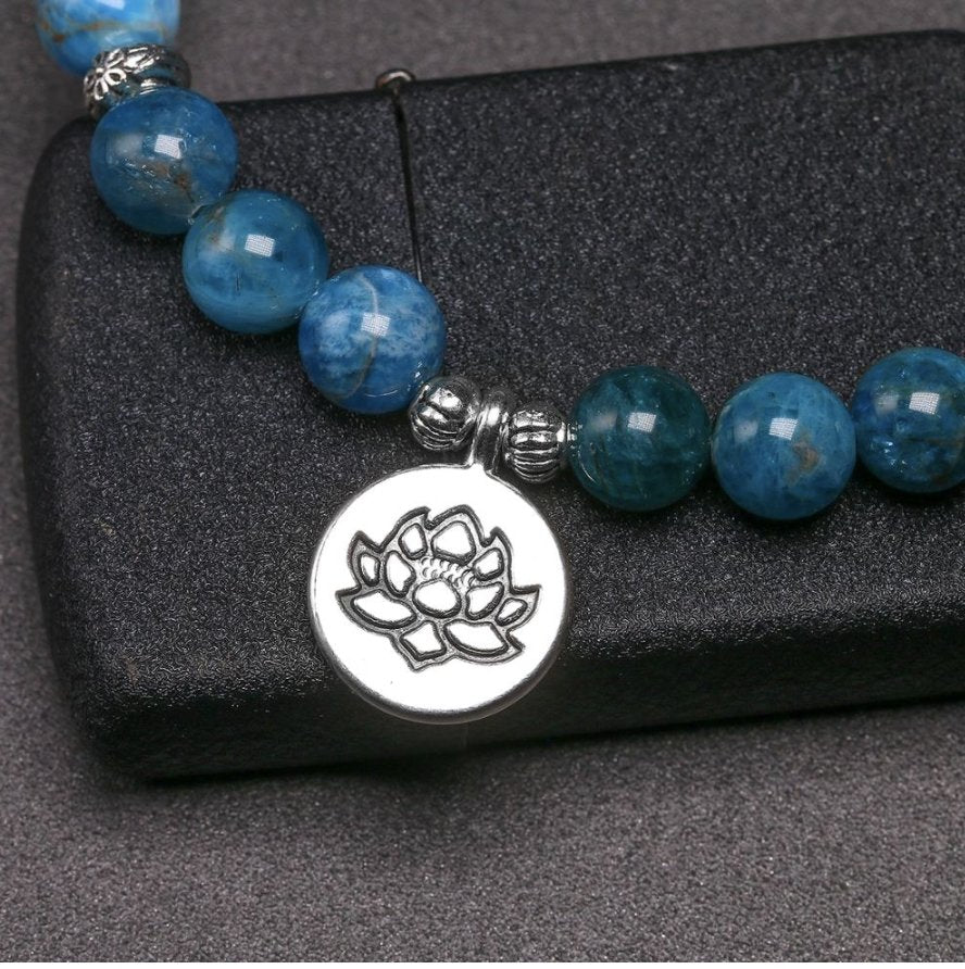 Bleu Apatit - Armband - LAMIVA.de - Yoga Schmuck - Spiritualität