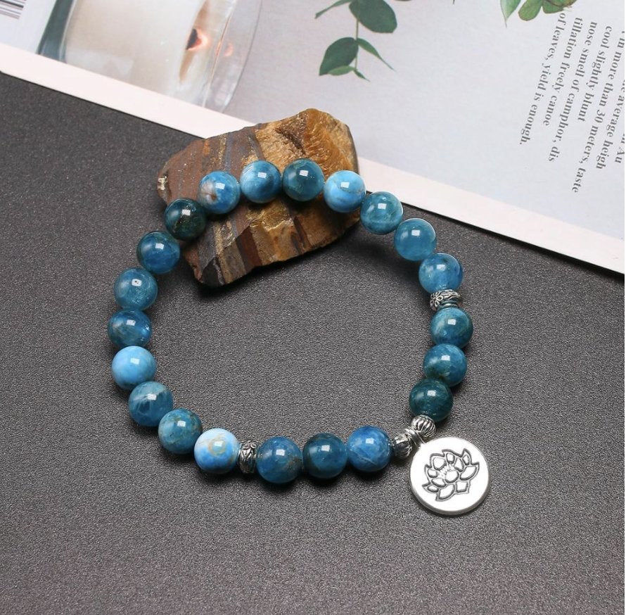 Bleu Apatit - Armband - LAMIVA.de - Yoga Schmuck - Spiritualität