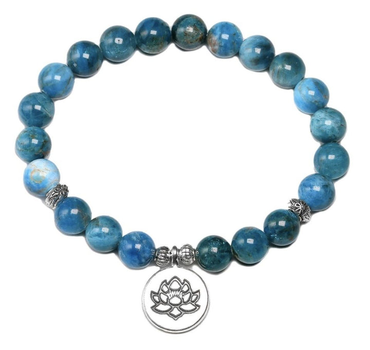 Bleu Apatit - Armband - LAMIVA.de - Yoga Schmuck - Spiritualität