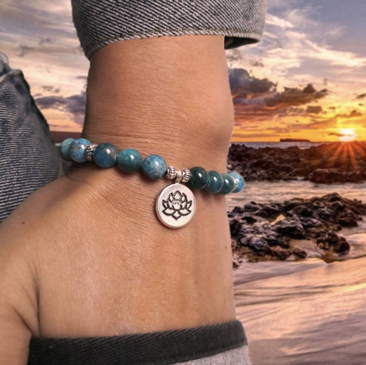 Bleu Apatit - Armband - LAMIVA.de - Yoga Schmuck - Spiritualität
