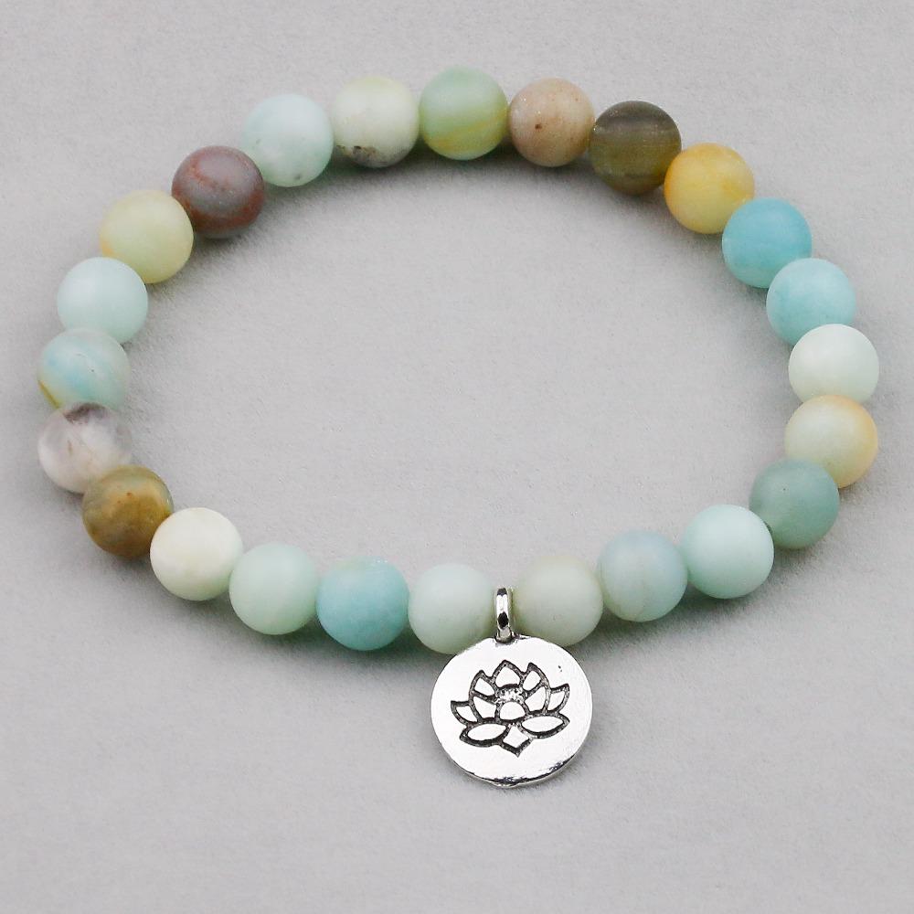 Blue Wave Amazonit - Armband - LAMIVA.de - Yoga Schmuck - Spiritualität