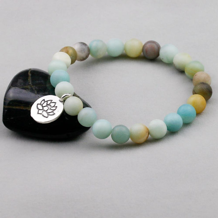 Blue Wave Amazonit - Armband - LAMIVA.de - Yoga Schmuck - Spiritualität