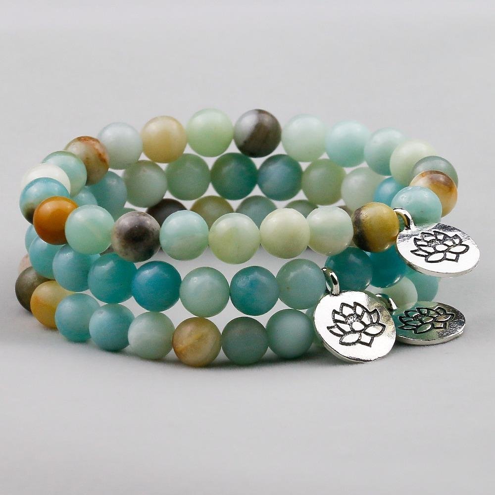 Blue Wave Amazonit - Armband - LAMIVA.de - Yoga Schmuck - Spiritualität