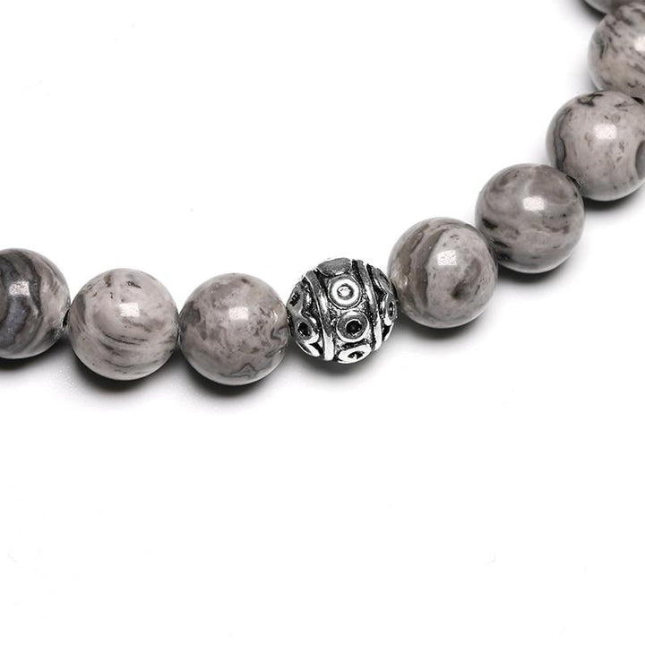 Jaspis Beads - Armband - LAMIVA.de - Yoga Schmuck - Spiritualität