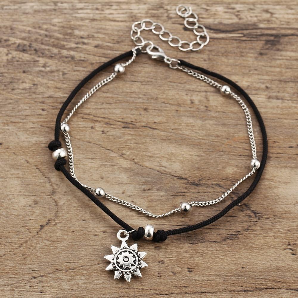 "Sunshine" - Fusskette - LAMIVA.de - Yoga Schmuck - Spiritualität