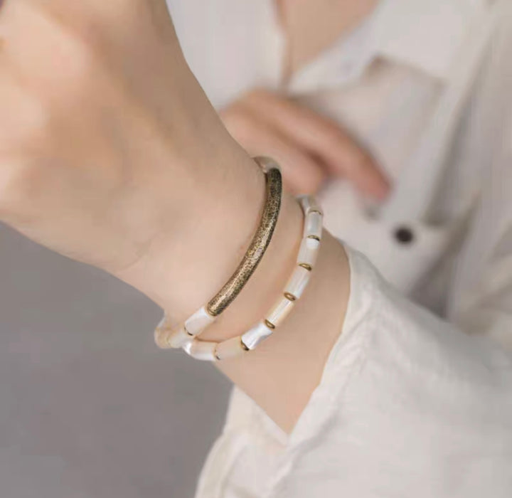 Shell & Kupfer Energie - Armband