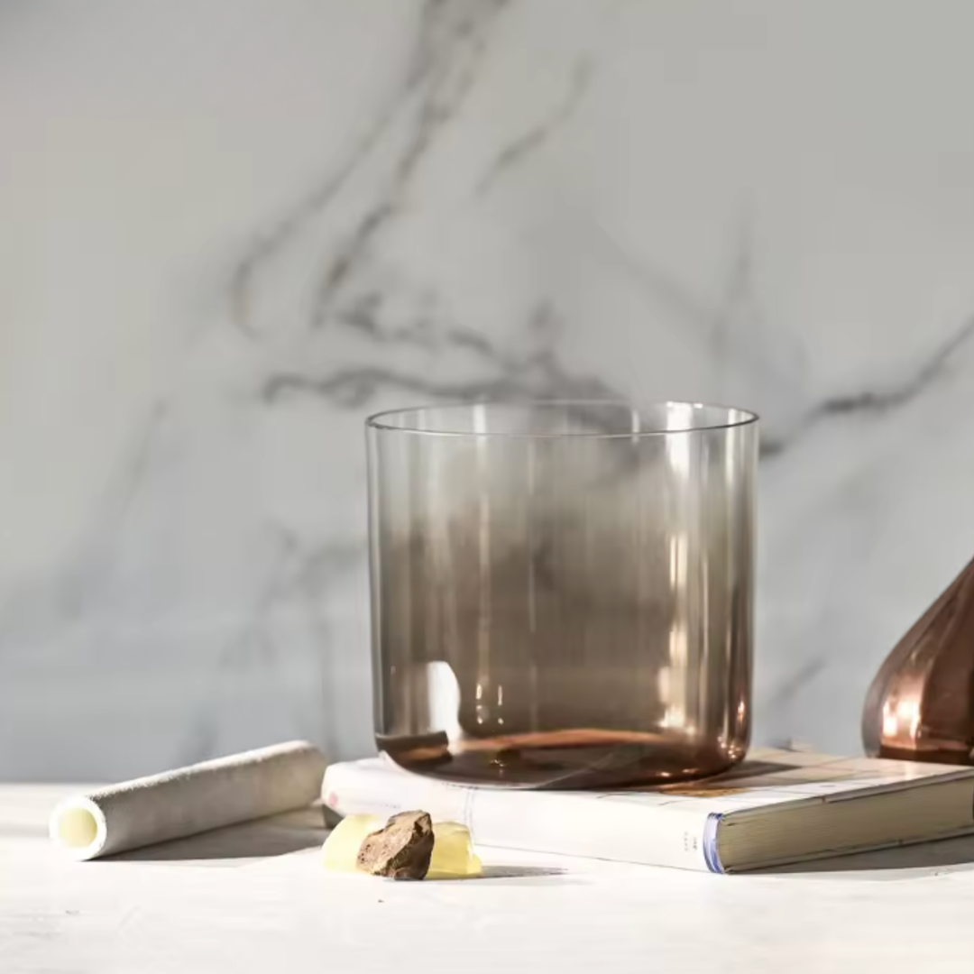 Kristall-Klangschale aus Quartz "Soft Stone"