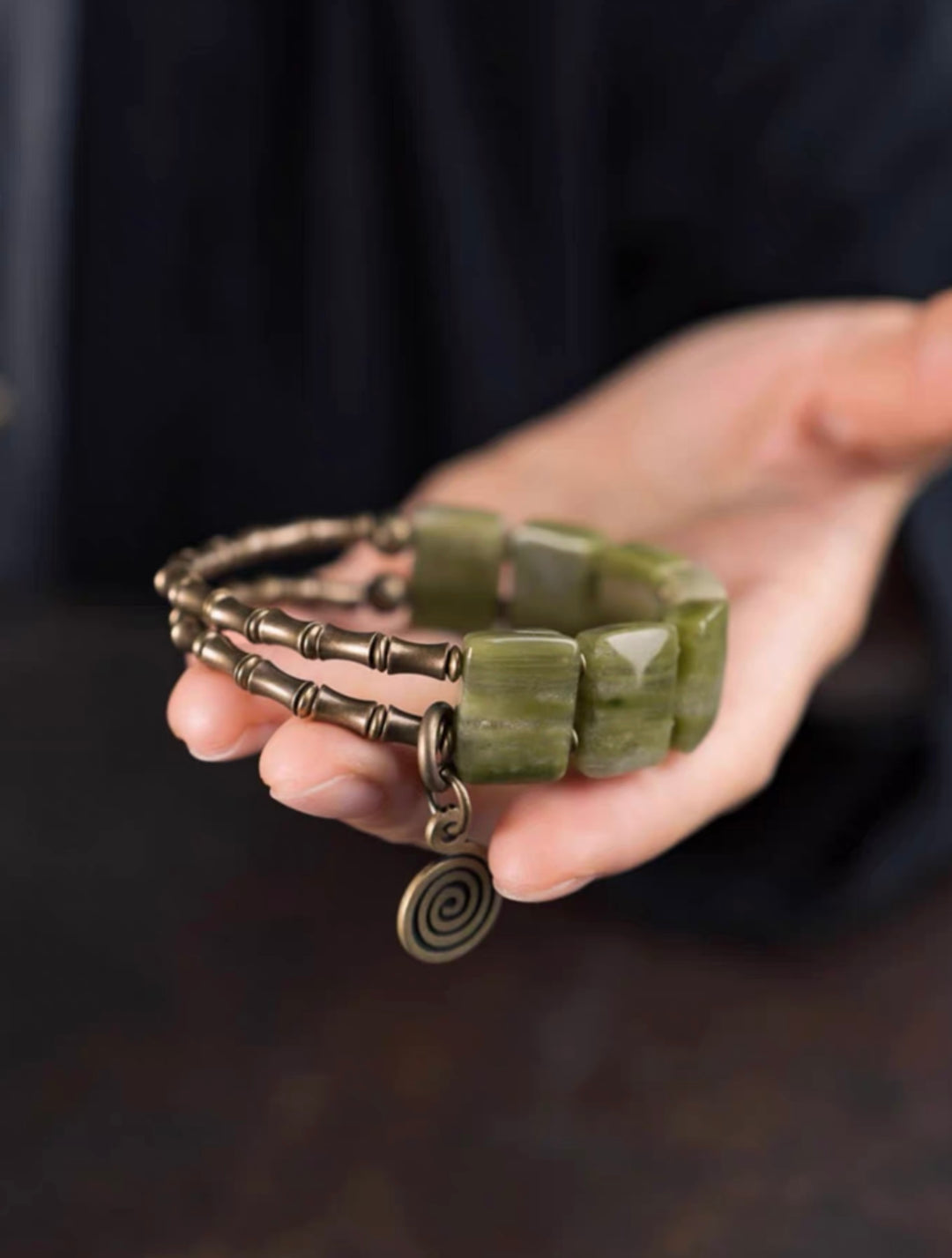 Healing Jade Kupfer - Armband